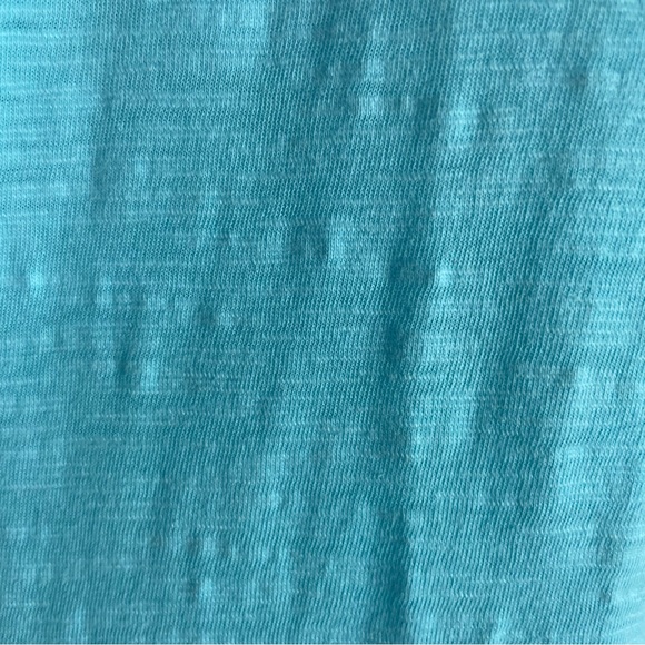 Lilly Pulitzer Wynne 100% Pima Cotton Off Shoulder Ruffle Top Blue Small - Picture 11 of 16